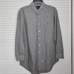 Gently Used Ralph Lauren Men's Long Sleeve Button Down Shirt 16-32